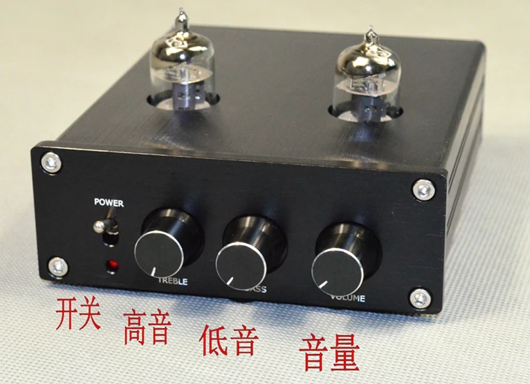 Новейший HiFi 6J1 вакуумный прибор, предусилитель стерео преамп цифровой тройной басовый тон управления