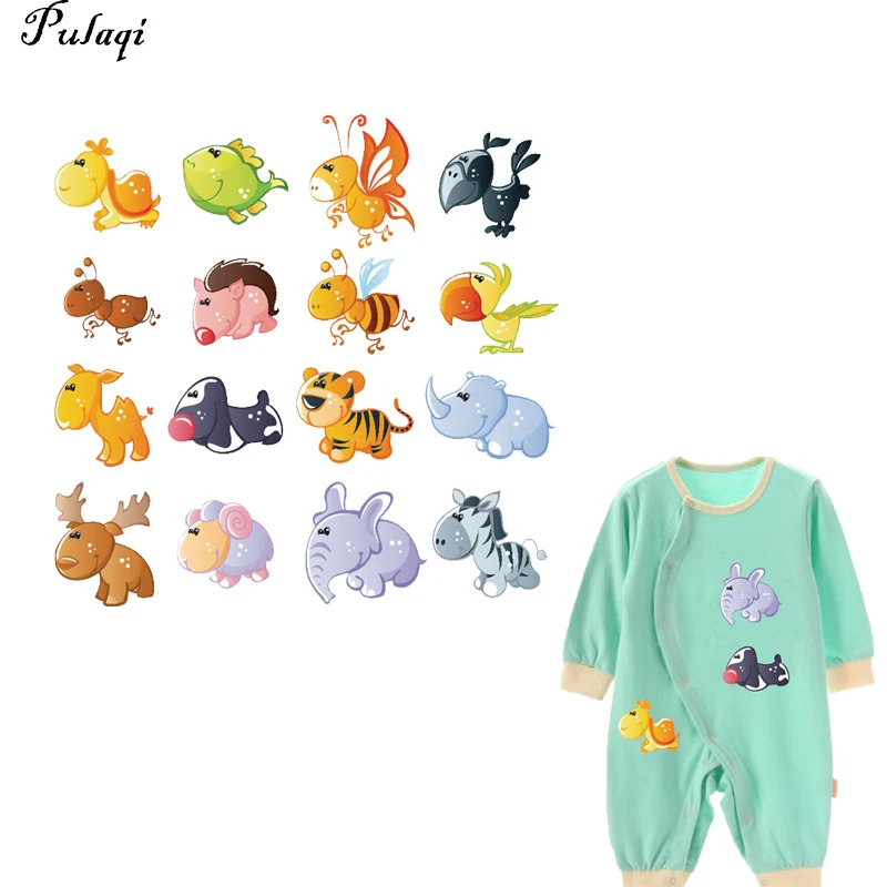 Pulaqi милым тигренком из собаки клеевые заплатки для детей аппликация на одежду DIY