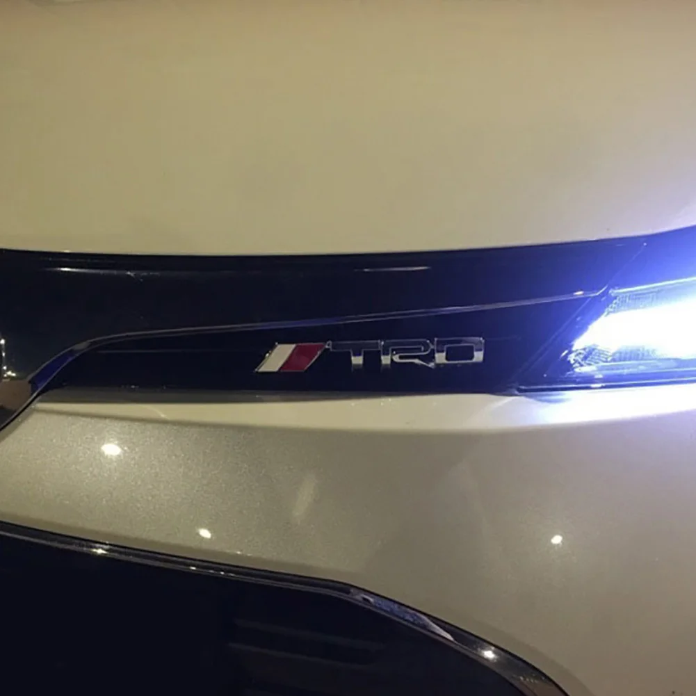 1 шт. модная TRD буква Металлическая Автомобильная решетка Автомобильная наклейка с эмблемой наклейка украшения для Volkswagen Автомобильная эмблема логотип наклейка s