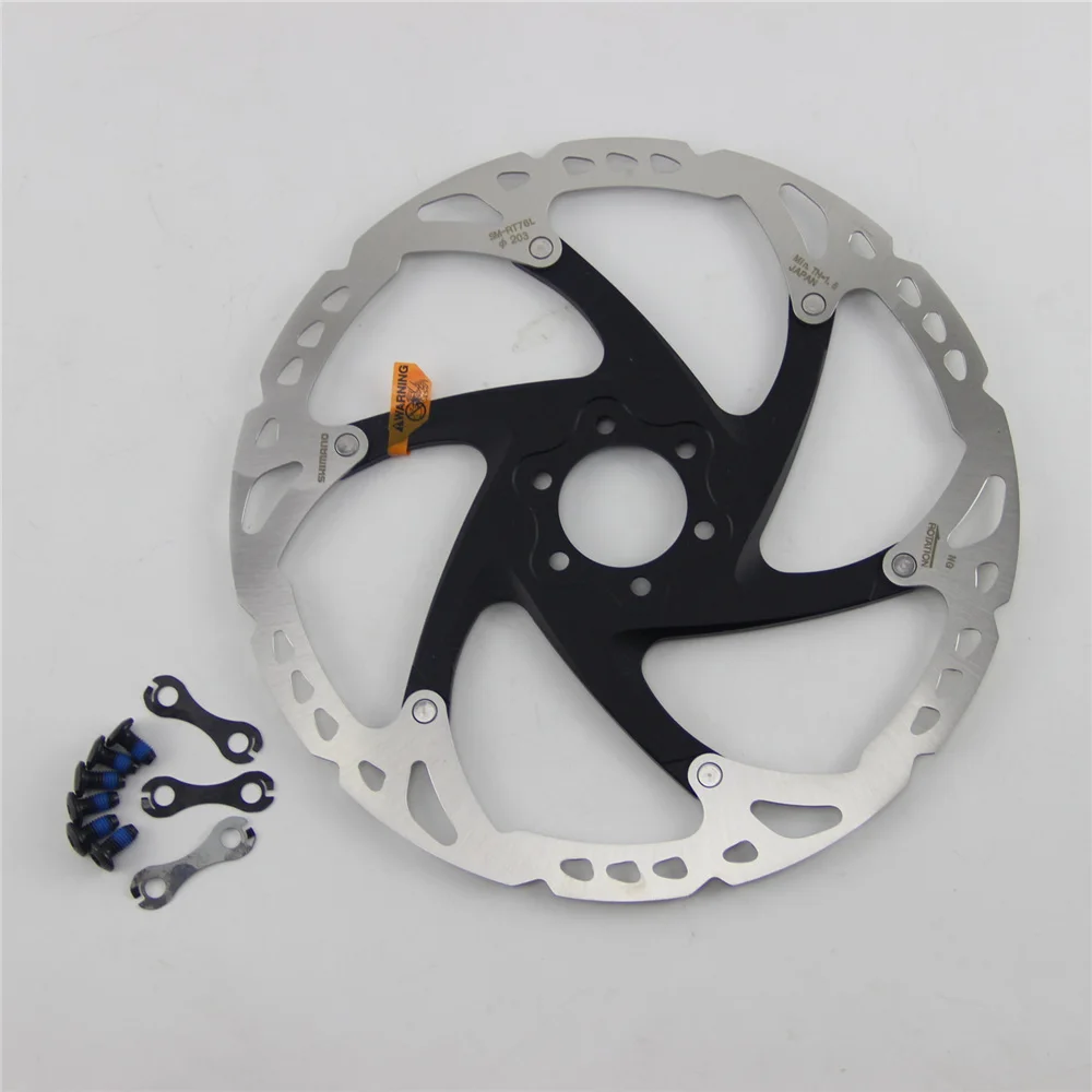 SHIMANO XT RT86 6/7 Inch160mm 180 мм 203 мм MTB велосипед льда точки Технология дисковые тормоза 6 Болты ротора аксессуаров части велосипеда SM-RT86