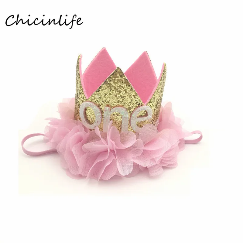 Chicinlife 1 шт. шапка на день рождения с одной короной Детская повязка голову