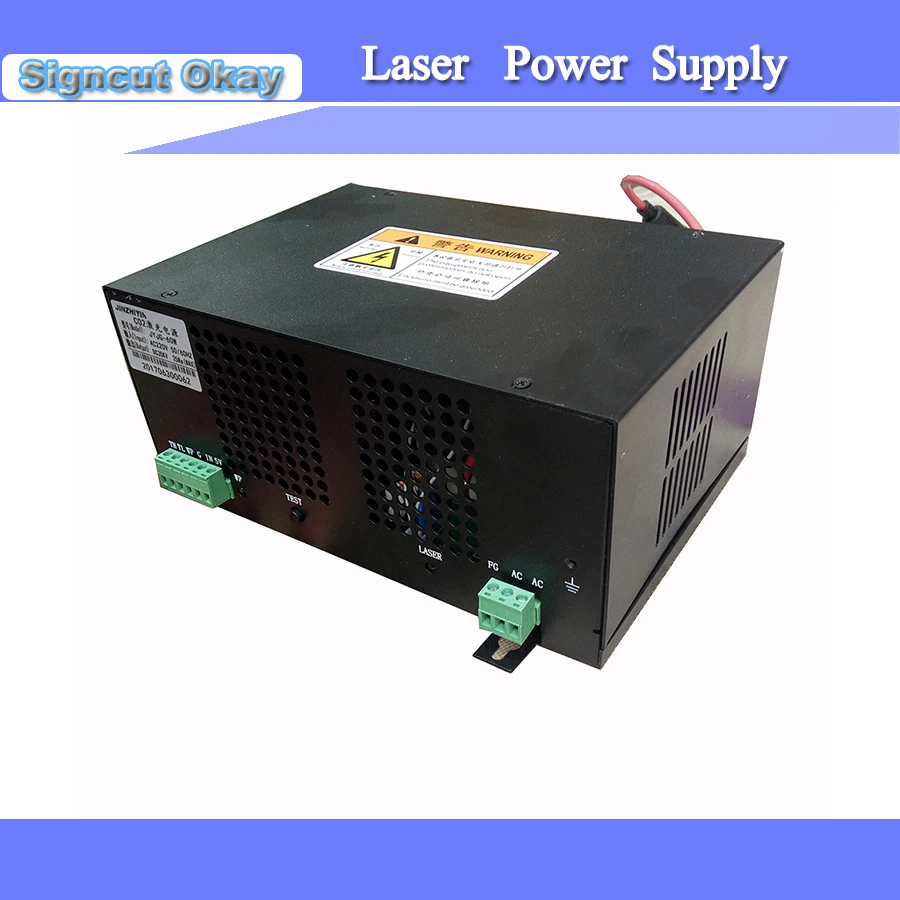 Лазерный источник питания 60 Вт с CO2 лазерными запасными частями для лазерной