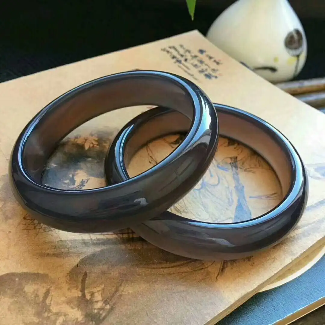 Koraba прекрасный гарнитур ювелирных украшений из природного пурпурный Халцедон