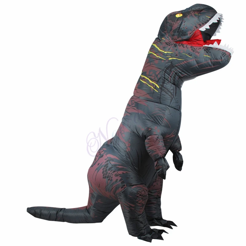 Надувной костюм динозавра для взрослых и детей, костюм T REX, маскарадный костюм, маскарадный костюм на Рождество и Хэллоуин для мужчин и женщин