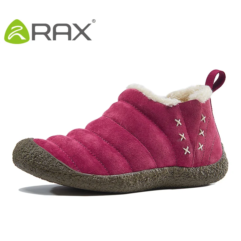 RAX/мужские водонепроницаемые походные зимние ботинки теплые уличные из свиной