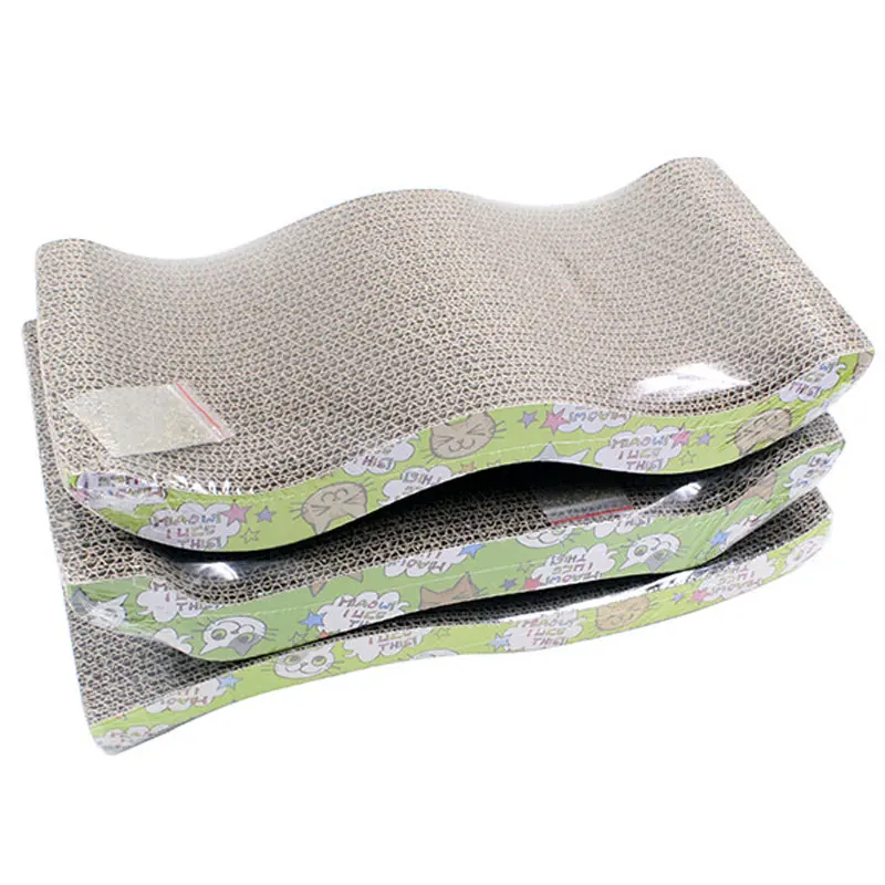

Cat Scratch Board with Catnip Claw Care Pet Cats Scratcher Scratching Cat Interactive Training Toy Cat Supplies