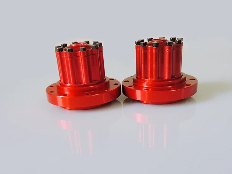 Подшипник Jonit красный/черный сплав SS задние колеса/диски-Tamiya 1/14 RC Трактор трейлер