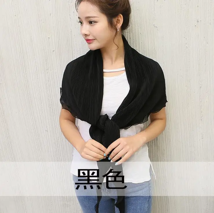 Шарфы палантины 2018 новая одежда для защиты от солнца шифоновый шарф платок с