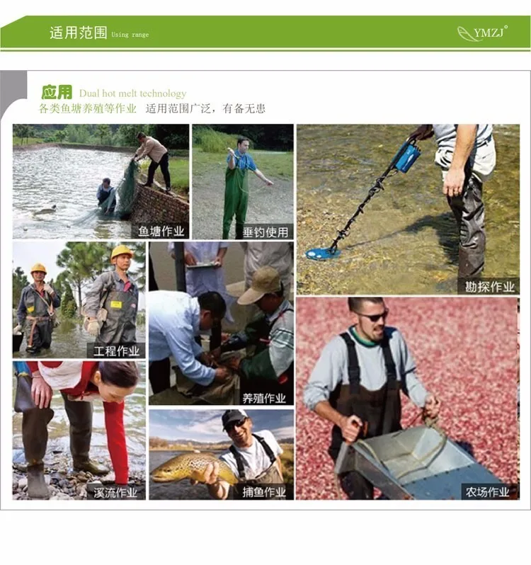 Открытый дышащий грудь болотные брюки водонепроницаемый устойчивый к царапинам нейлон Толстые мужские и женские ботинки для рыбалки обувь комбинезон брюки