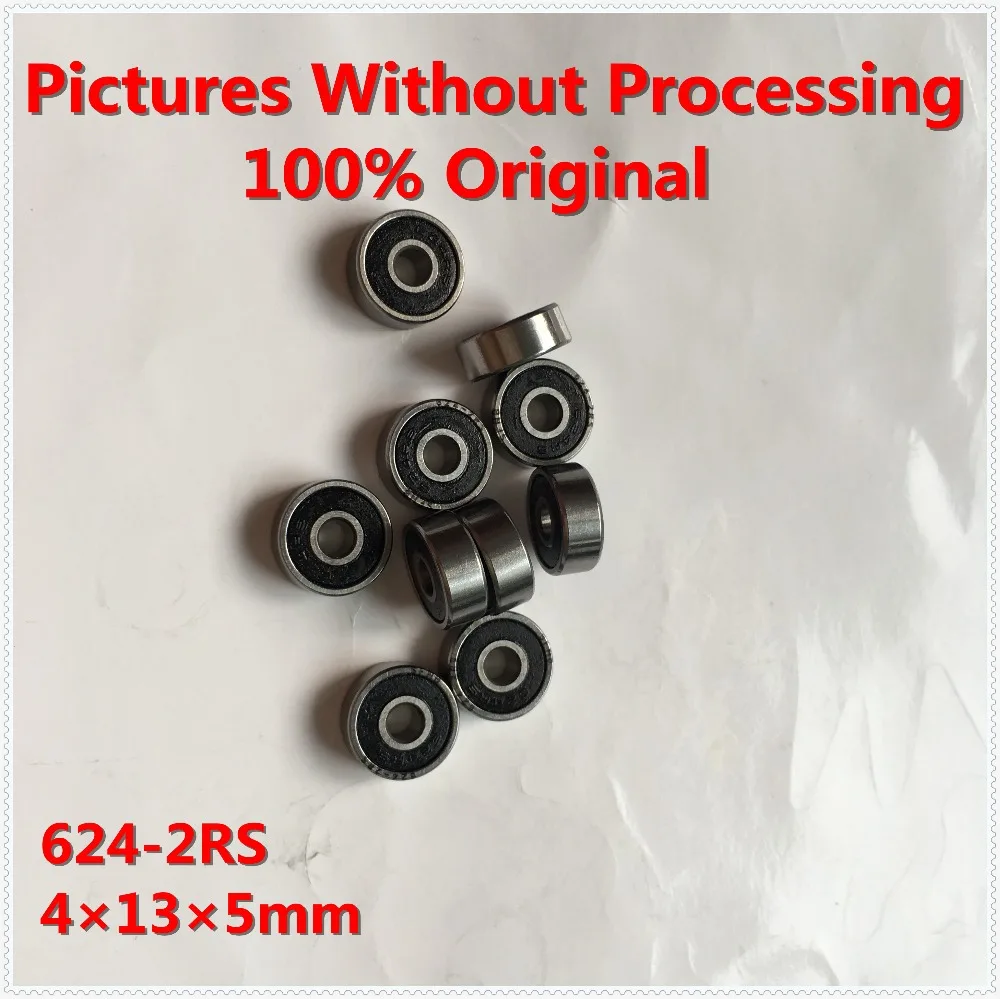 624-2RS Bearing 10PCS 4x13x5 mm 624 RS 2RS Miniature Ball Bearings MINI deep groove ball bearing with high quality | Обустройство
