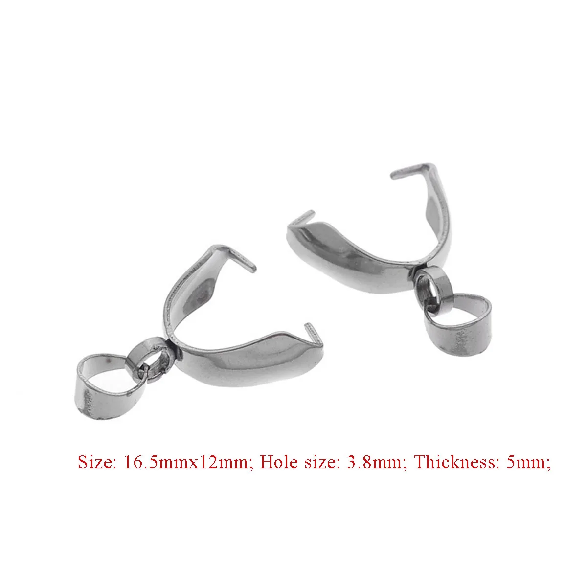 Зажим для шариков 4 шт. зажим из нержавеющей стали 2 вида | Украшения и аксессуары