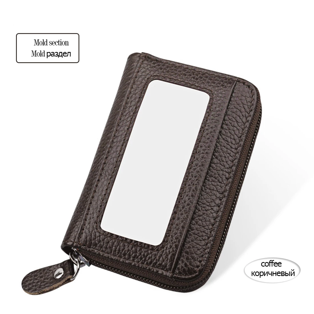 kb08 coffee HMILY женский держатель для карт, кошельки из натуральной кожи, высокое качество, женская сумка для кредитных карт, мужской держатель для карт, портмоне - Цвет: kb08 coffee