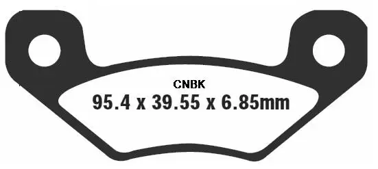Набор тормозных колодок подходит для квадроцикла JOHNDEERE HPX 4x4 Trail Gator Petrol 2010 2011