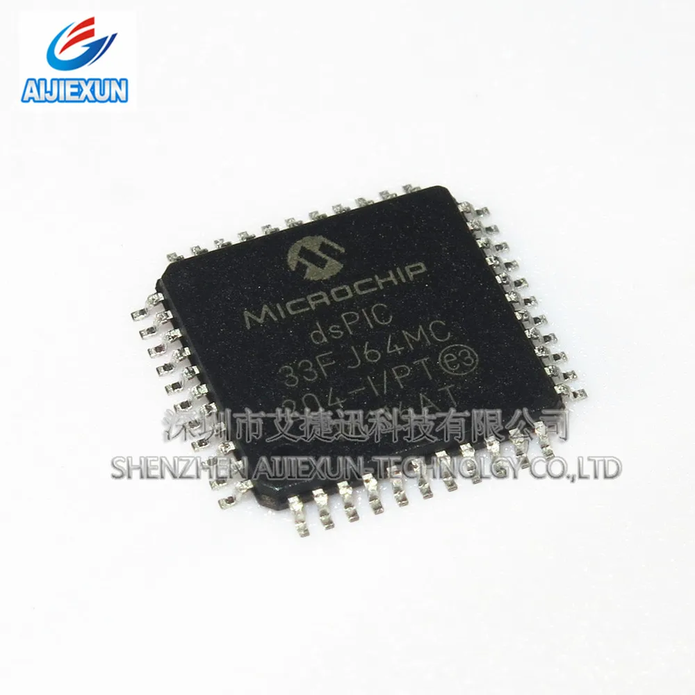 

2Pcs DSPIC33FJ64MC204-I/PT TQFP44 MCU 16-bit dsPIC33F dsPIC RISC 64KB Flash 3.3V 44-Pin TQFP Tray 100% New and original