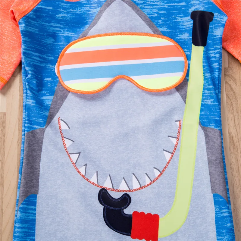 Pudcoco/цельнокроеные костюмы для малышей детский солнцезащитный купальный костюм