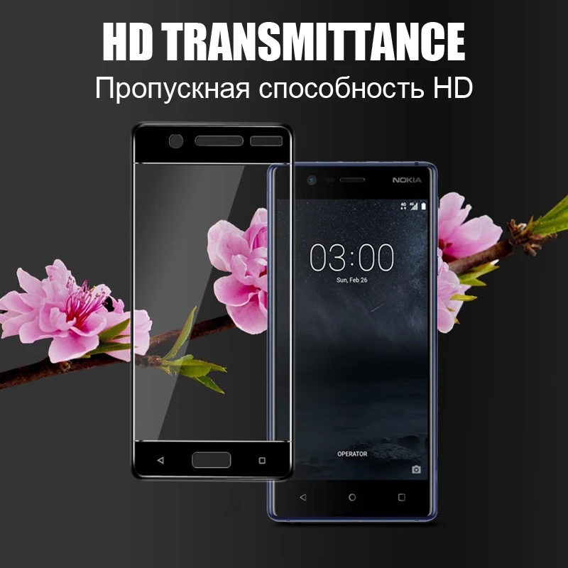 TOMKAS для Nokia 6 5 3 Защитное стекло экрана 9 H твердость защита от царапин закаленное 7 8