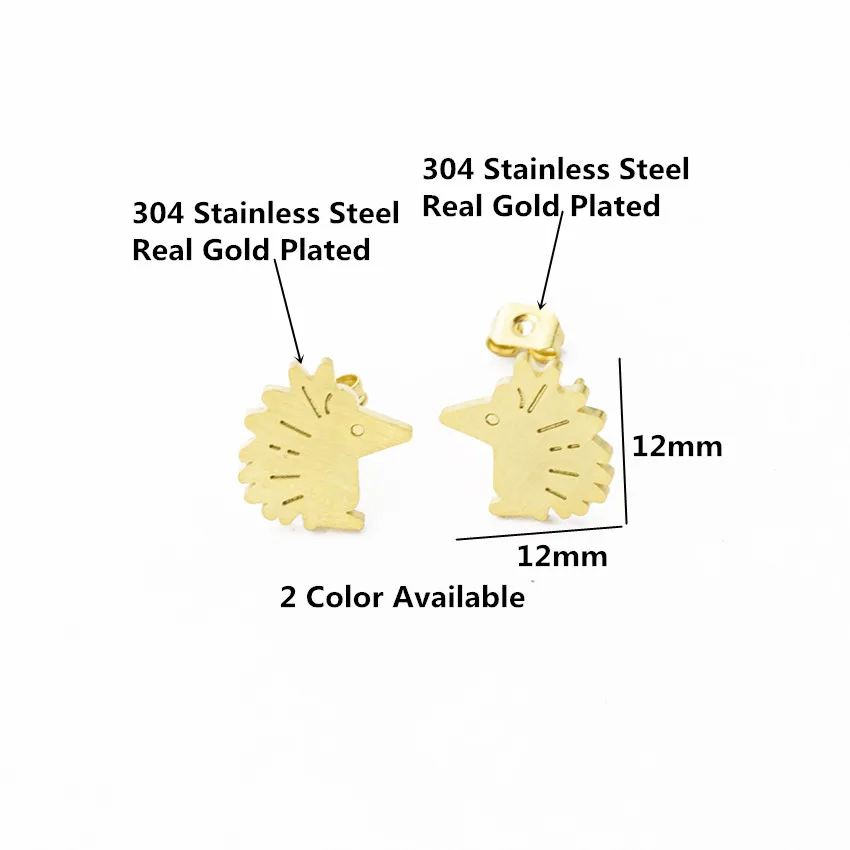 Серьги-гвоздики из нержавеющей стали для женщин и девушек ювелирные изделия с