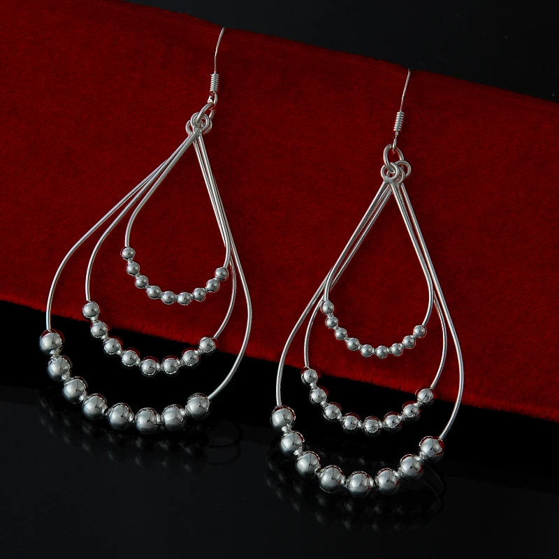 

Wholesale fashion jewelry ,M925 Silver color earrings . Nice Jewelry. good quality FE0083
