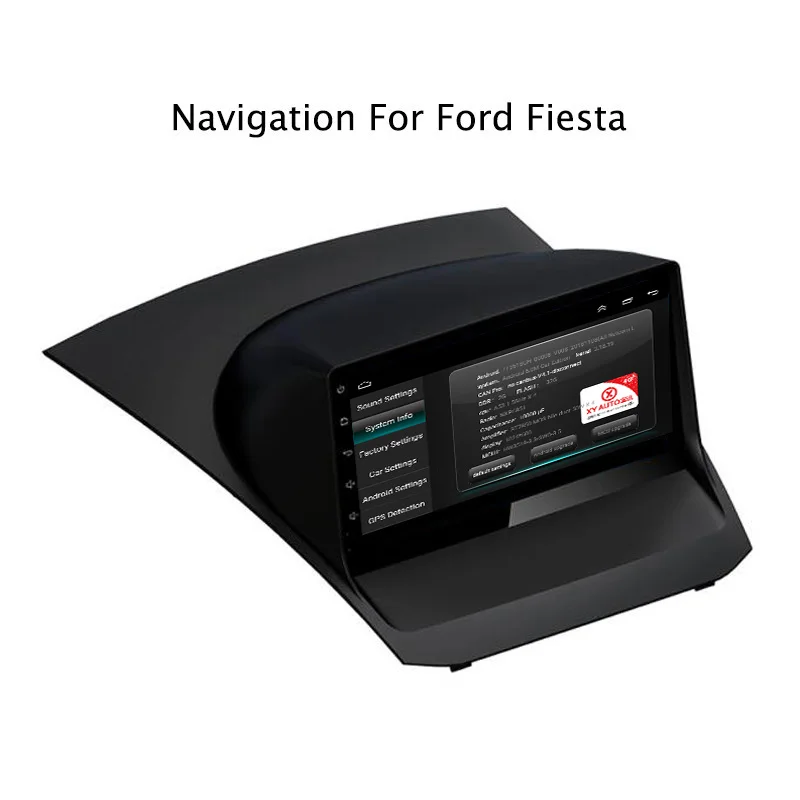 9 &quotчетырехъядерный Автомобильная dvd навигационная система для Ford Fiesta 2009 2017 с
