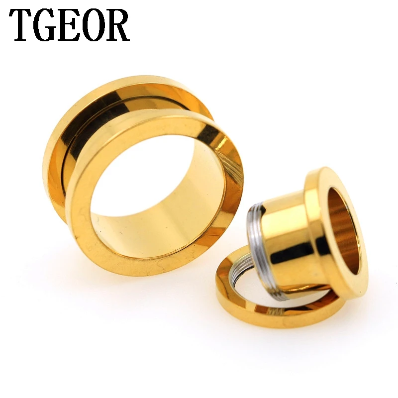 Туннель для ушей с титановым покрытием 20 шт.|ear tunnel|flesh tunnelpiercing wholesale |