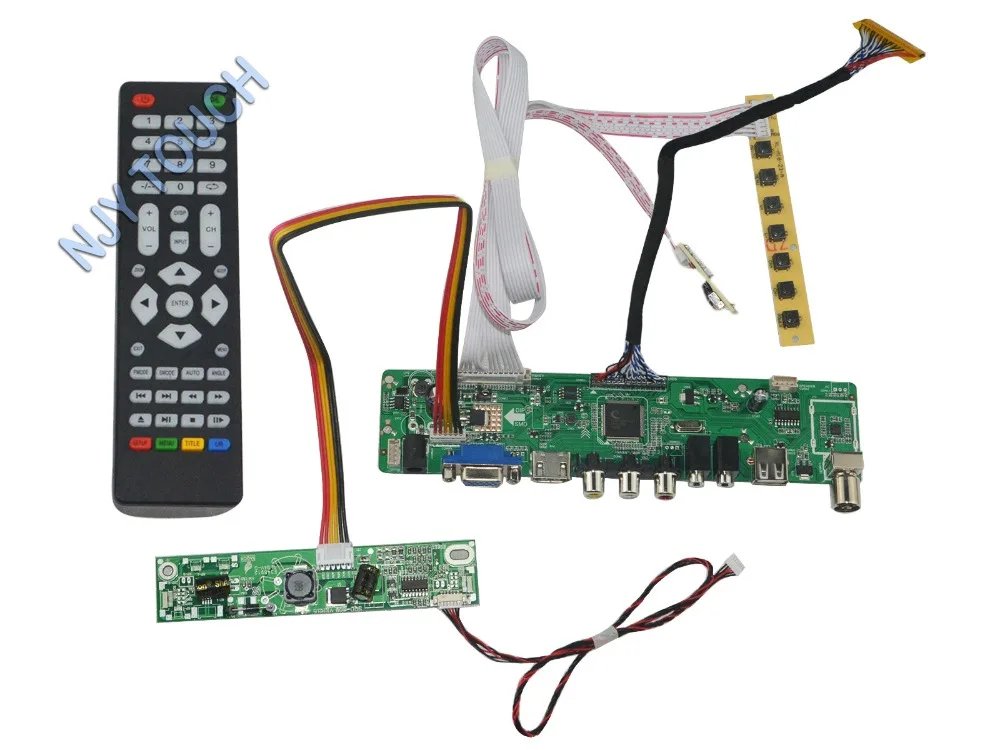 HDMI USB AV VGA ATV PC ЖК дисплей плате контроллера комплект для 21 5 Дюймов 1920x1080 M215HW01 MT215DW02