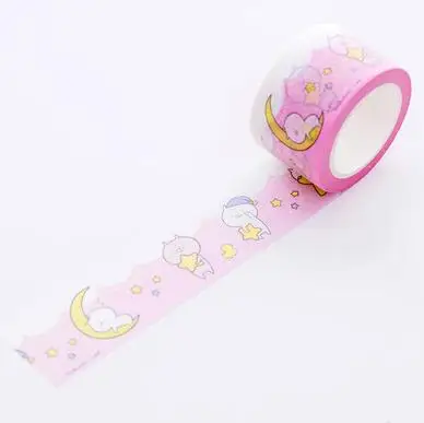 3 1 шт. Kawaii животные лиса кролик медведь собака Сакура клейкие ленты васи DIY Скрапбукинг наклейка этикетка Маскировочные ленты Канцелярские - Цвет: 3