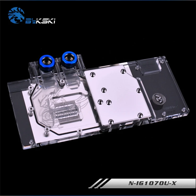 Блок водяного охлаждения Bykski для красочных GTX1070U GTX1060|Жидкостные системы