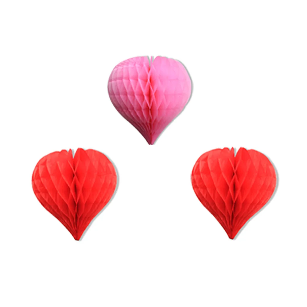 Red Valentines Day Wedding Party Decorations Heart Honeycomb Balls Adult Birthday LOVE Letter Foil Balloon Event Supplies | Дом и сад