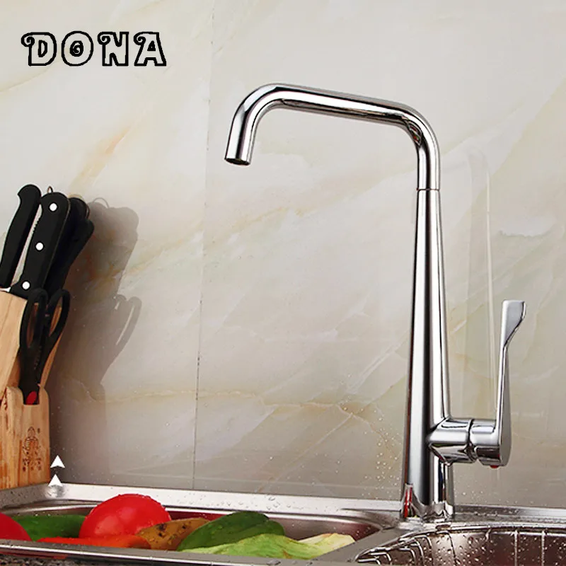 Brushed nickel kitchen faucet modern kitchen mixer tap stainless steel torneira DONA1149