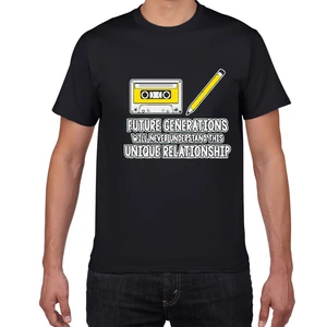 Мужская хлопковая футболка, с принтом, забавная музыкальная Новинка