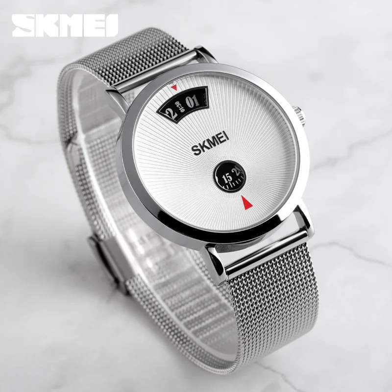 SKMEI 1489 Модные мужские кварцевые часы погружение 30 м водонепроницаемые наручные