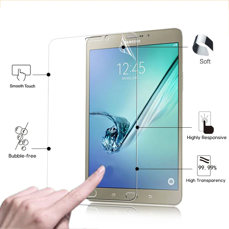 Лучшая прозрачная глянцевая Защитная пленка для экрана Samsung GALAXY Tab S2 T710 T715
