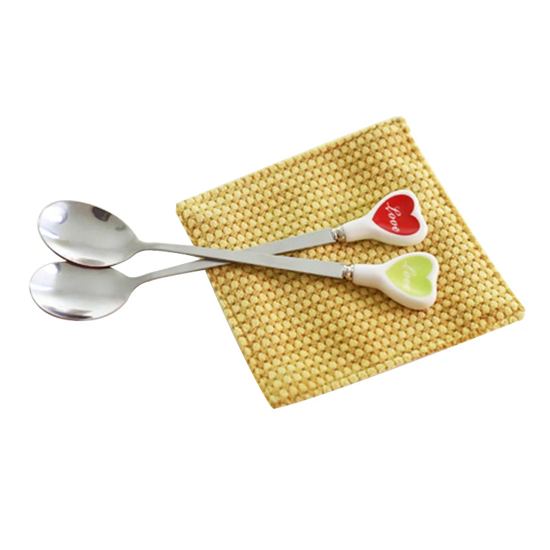 Кофейная/чайная ложка из нержавеющей стали мультяшная для мороженого в форме