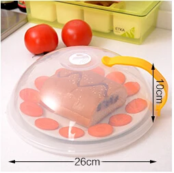 

3pcs Microwave Oven Dedicated Cover Plastic Oil-proof Heating Cover Dishes Bowl Cover Sealing Food Fresh Cover Kitchen Tools