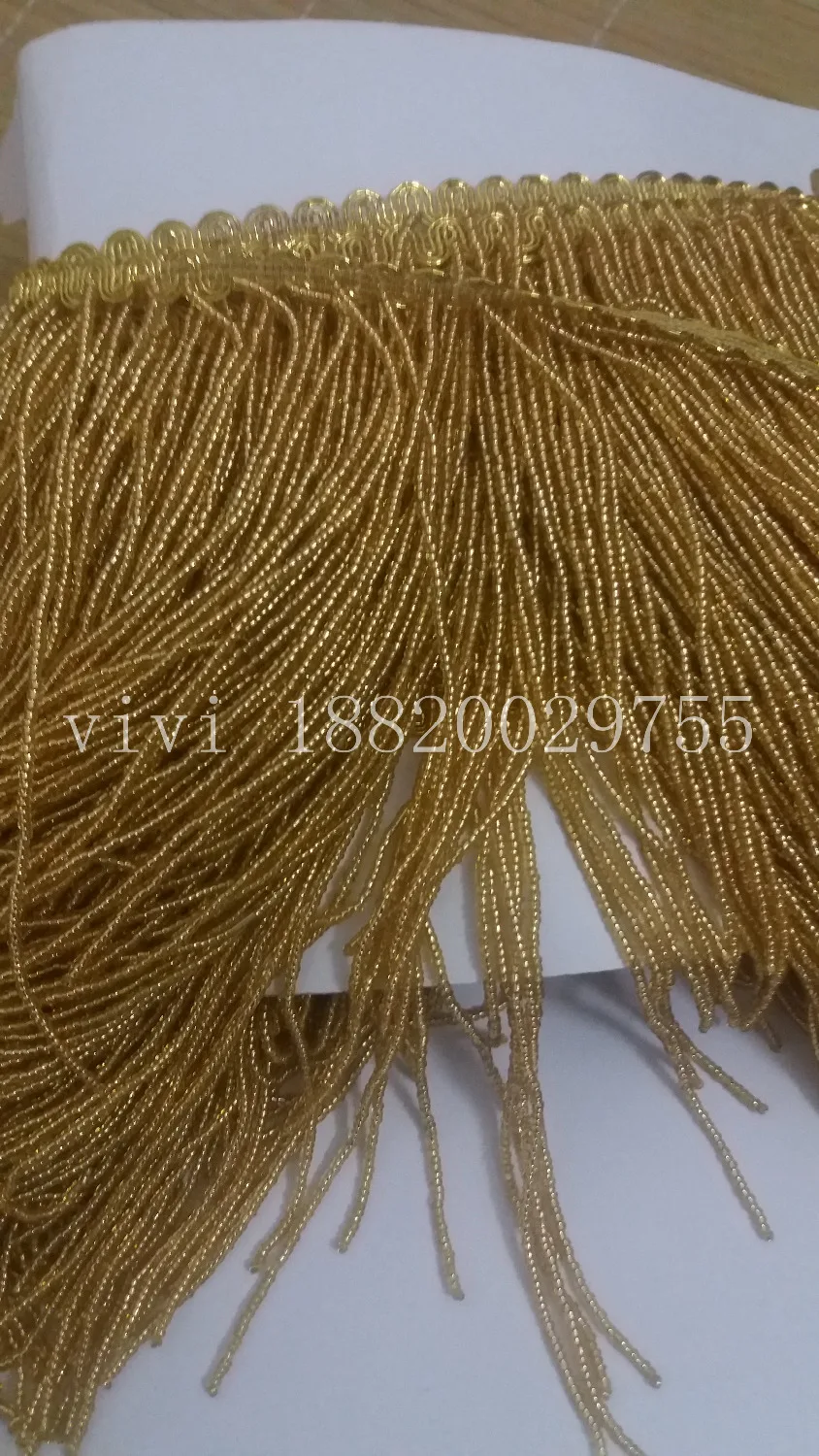 Золотые бусины yy001 5 ярдов, бахрома с кисточкой, ширина 15 см для украшения платьев/модных дизайнеров