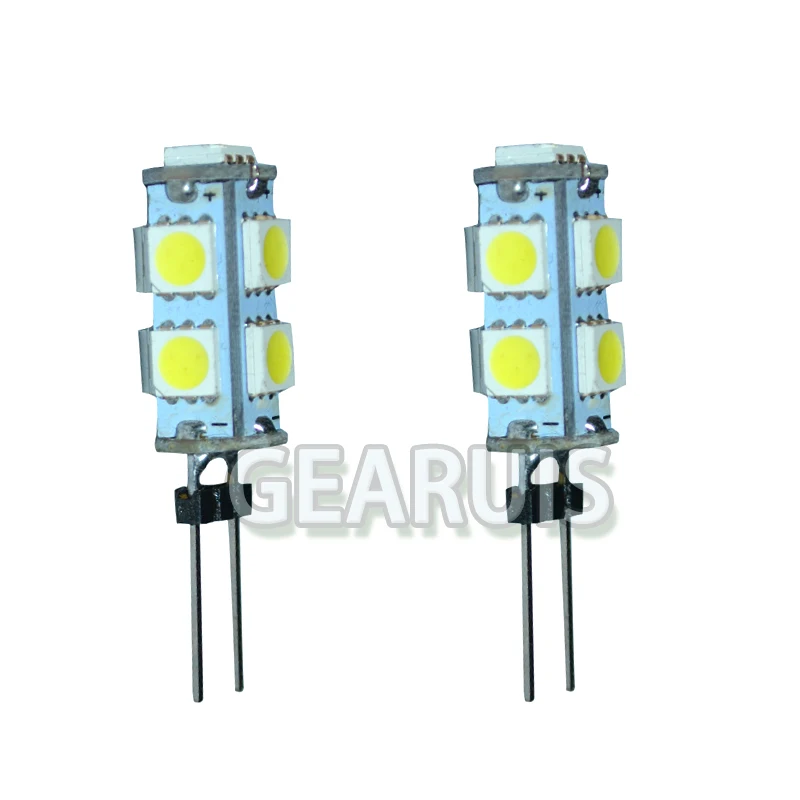 100X DC 12V G4 Home 9 SMD 5050 LED Bulb Lamp Cold whtie Warm White Car Cabinet Boat modern led lights living room lamps | Автомобили и