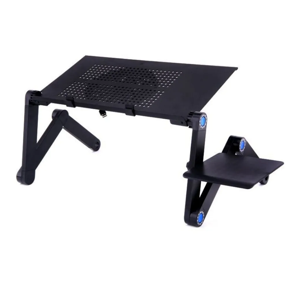 Portable Foldable Adjustable Laptop Desk Computer Table Stand Tray Notebook Lap PC Folding with Mouse fan | Мебель