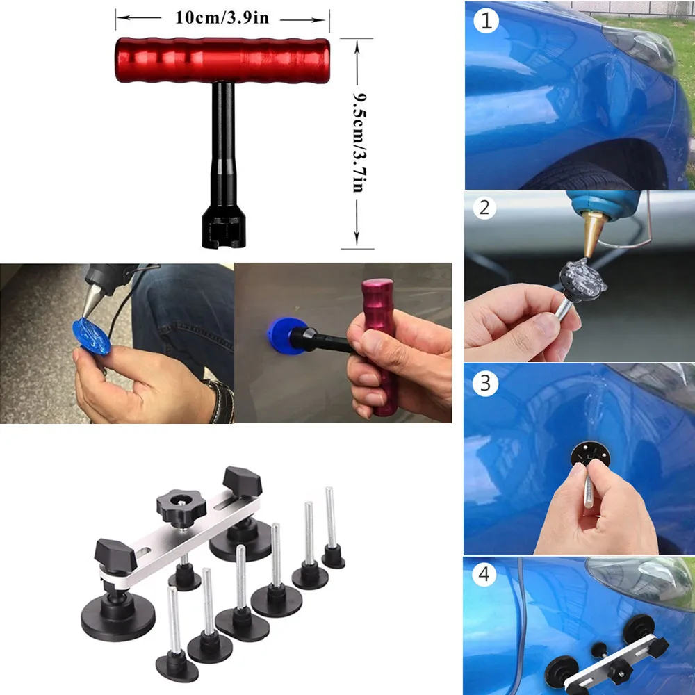 Furuix стержни крючки Dent Puller Dent Lifter лампа светильник направляющий молоток автомобильный набор для удаления вмятин клей Удаление палки градом стержни набор инструментов