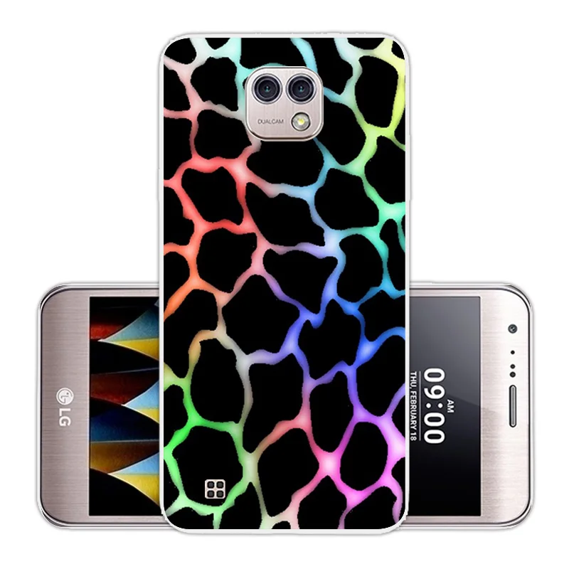 Cases for LG X Cam K580 K580Y Xcam K580DS 5.2 Inch Soft Silicone Clear TPU Brick Road Covers Skin Lg |
