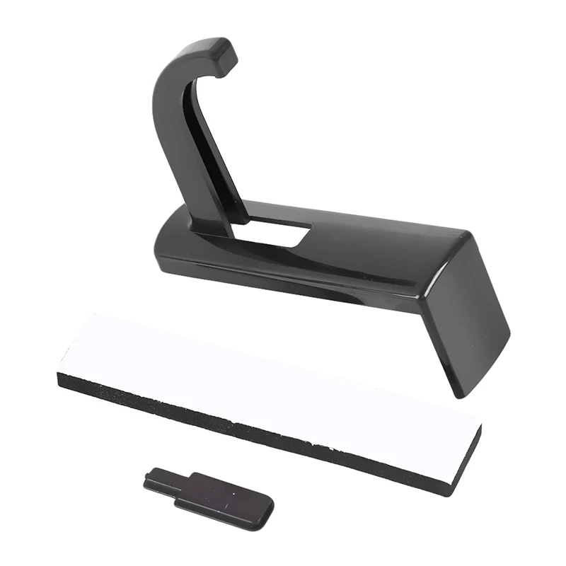 Plastic Headphones Hook Earphone Hanger Wall Mount Computer Monitor Headphone Bracket Rack With Tape Sticker | Дом и сад