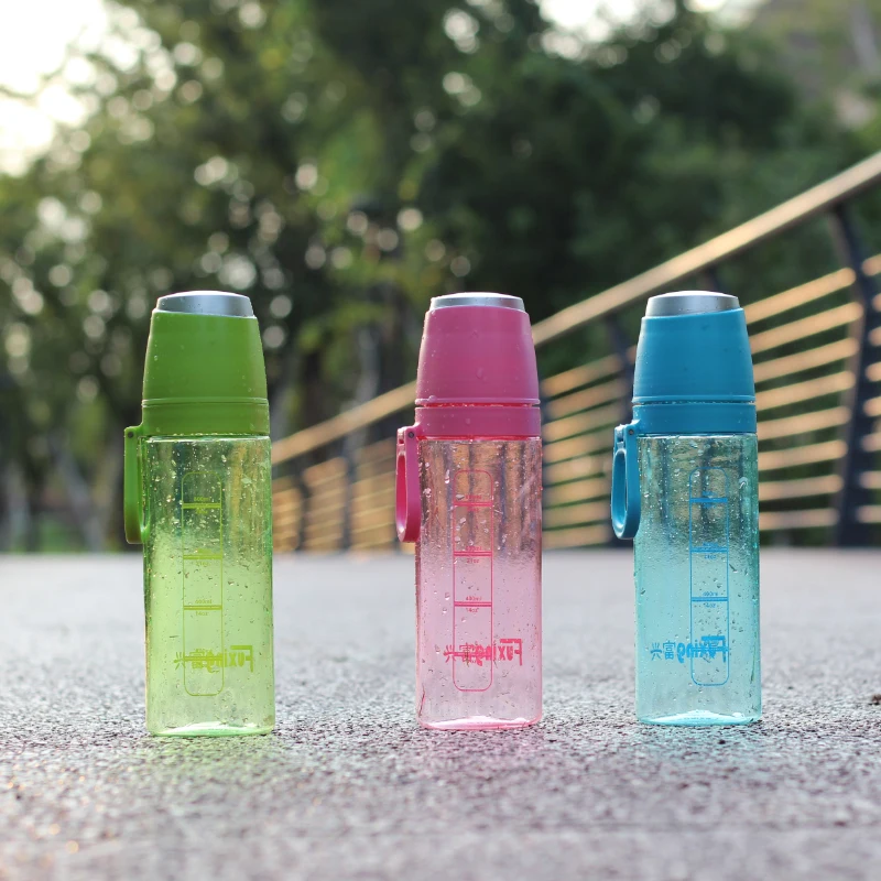 Ветровой цветок высокое качество 800 мл портативная пластиковая бутылка для воды