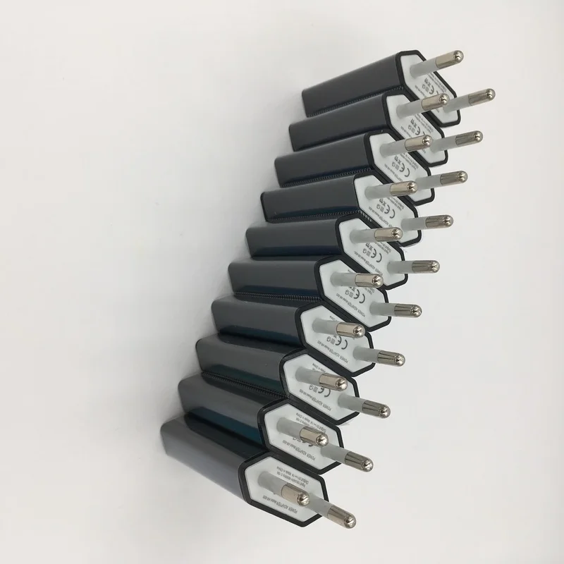 10 шт./лот EU Travel AC Power USB зарядное устройство для iPhone X 8 7 6 6s plus se 5S Samsung Galaxy S7 S8 Oneplus 5