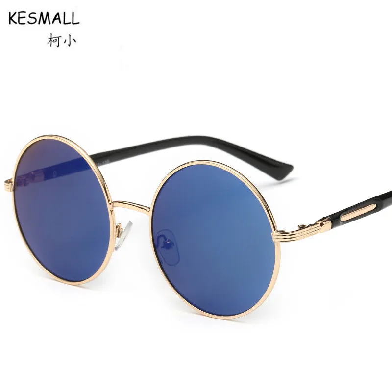 2018 Ретро Круглый Цикл Солнцезащитные очки для женщин Для Европы Стиль Óculos дамы