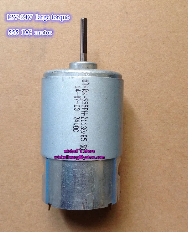 Сильный магнит 24V 555 DC двигатель RK-555PH большим вращающим моментом ручной Электрический миксер для теста буровыми двигателями