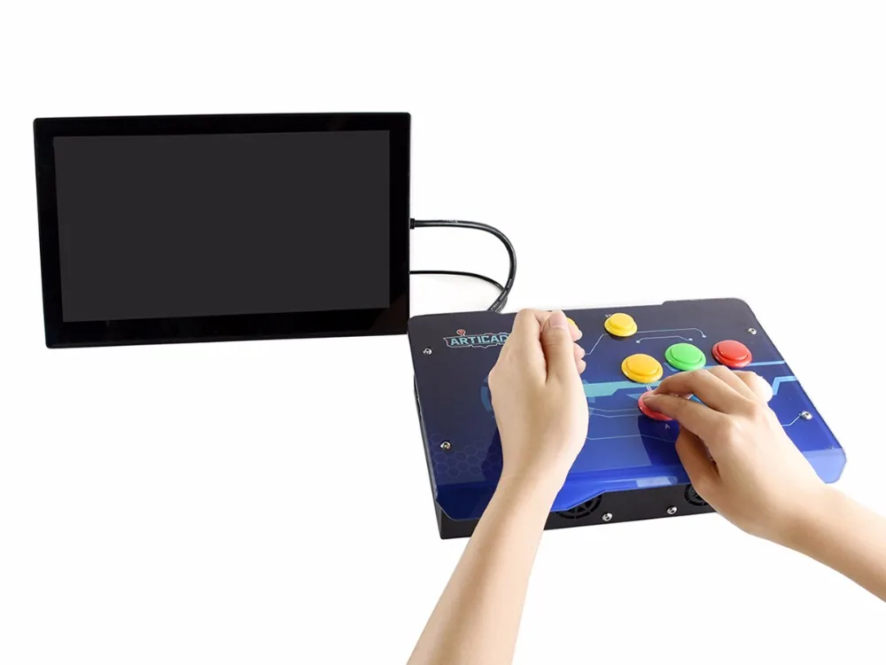Arcade C 1P Acce Pack Raspberry Pi 3B + игровая приставка для аркадных игр маленькая Портативная