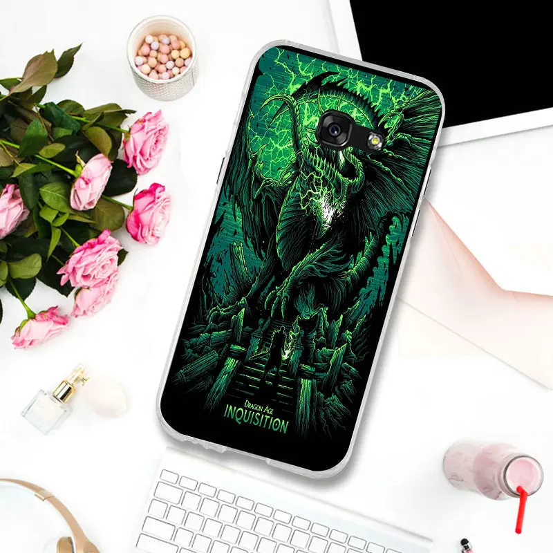 Дракон возраст инквизиция для Samsung Galaxy J3 j4 J5 J6 J7 J8 A3 A5 A7 2015 2016 2017 2018 Coque сумки