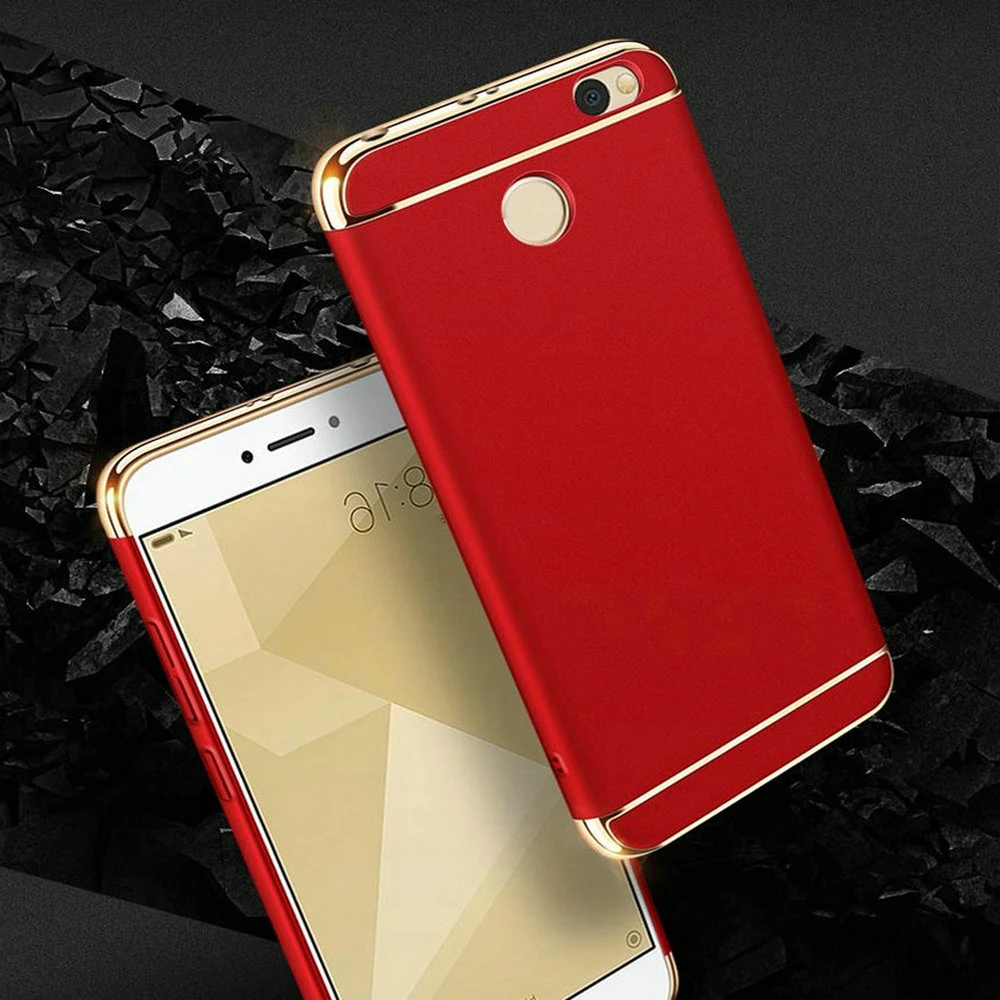 Чехол на ksiomi redmi 4 x для xiaomi 4x, силиконовый чехол s xiomi xiami, Роскошный чехол xaomi bumper x4, тонкий Чехол-книжка 5,0'