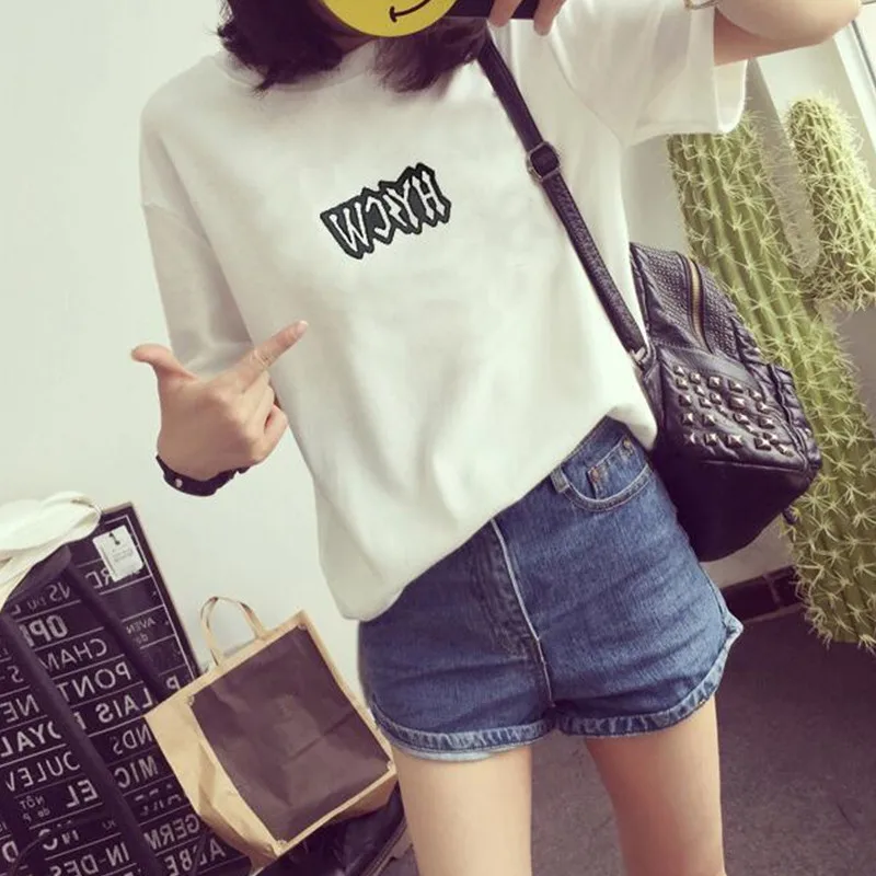 Футболка женская с коротким рукавом и принтом|tee top|women t-shirtshort sleeve |