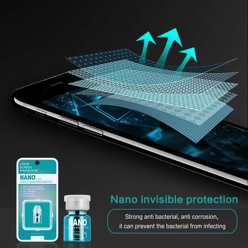 Protector Full Cover Film Glue For Samsung Galaxy S8 S9 10 Plus Note 8 9 S10 Lite 1/2 Bottle Liquid Screen/Glass | Мобильные