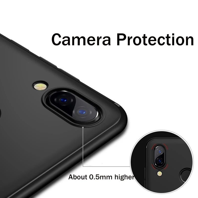 Чехол для Huawei Honor 8X мягкий матовый Силиконовый чехол из ТПУ 8x Max защитный телефона